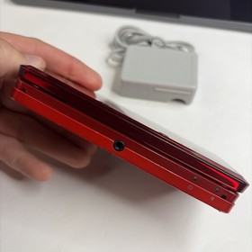 Nintendo 3DS System - Red Region USA, Charger US Model READ!