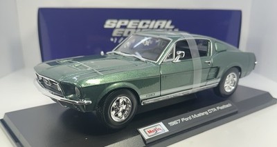 MAISTO 1/18 Scale 1967 Ford Mustang GTA Fastback”Green Version” | eBay