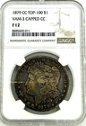 1879-CC TOP-100 $1 VAM-3 Carson City Morgan Silver Dollar - NGC Certified F12