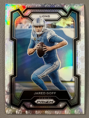 Jared Goff 2023 Panini Prizm Football White Knight Parallel #98 Lions /3