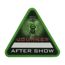 Journey 2001 Arrival Concert Tour Aftershow Backstage Pass