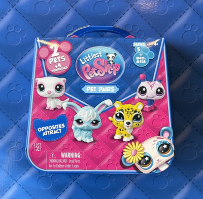 Littlest Pet Shop G7 Series 5 Pet Pairs Chill & Chase Jaguar #416