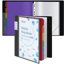 80 Pocket Presentation Binder Clear Sleeves Fits Letter/A4 Size Documents