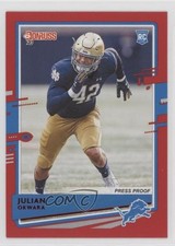 2020 Panini Donruss Rookie Press Proof Red Julian Okwara #294 07oi