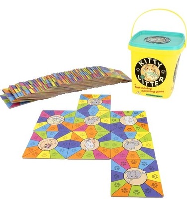 Project Genius Kitty Litter Matching Game, Cat-Themed Tile Game