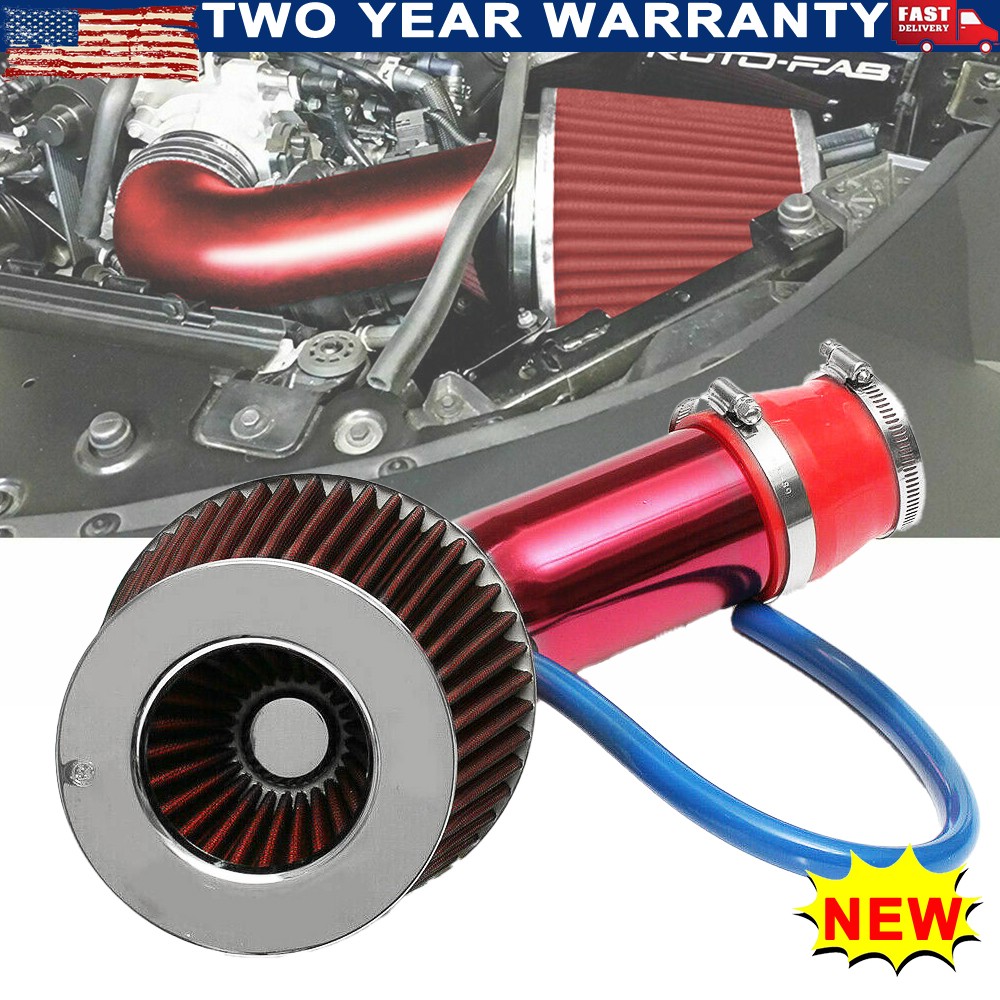 Cold Air Intake Filter Induction Set Power Flow System Pipe Hose Replacement