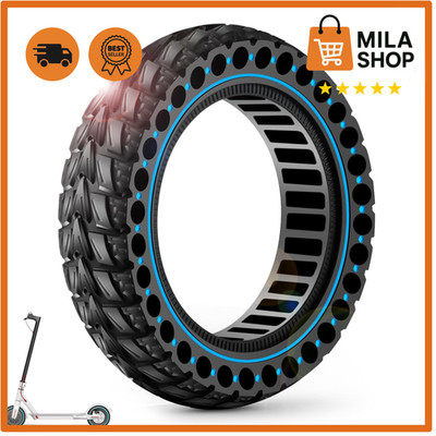 E Scooter Reifen 10x2.50-6.5 Vollgummi Ninebot Max G30 G30D G30LP Ersatz Blau