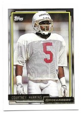 COURTNEY HAWKINS 1992 TOPPS GOLD ROOKIE CARD NEAR MINT+ CONDITION. rookie card picture