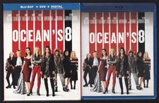 Oceans 8 (Eight) 2018 Bluray + DVD - Sandra Bullock Cate Blanchett Anne Hathaway