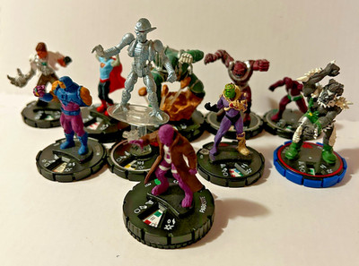 DC HeroClix : SUPERMAN VILLAINS Lot of 10 - Doomsday Mongul Parasite & more!