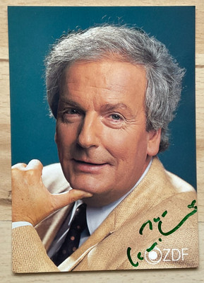 Claus Seibel original signierte Autogrammkarte ZDF heute alt verstorben