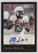 2021 Leaf Memories 1992 Base Bronze Spectrum 79/99 Anthony Brown Jr Auto 1b8