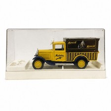 Vintage Solido 1/43 Citroen C4F Michelin Van Yellow Diecast Model Boxed 4407