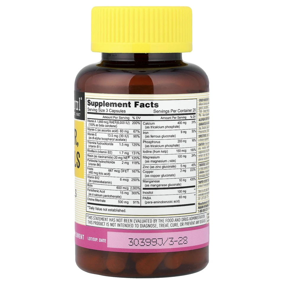 Body, Hair, Skin & Nails, 60 Capsules - Image 2 of 3