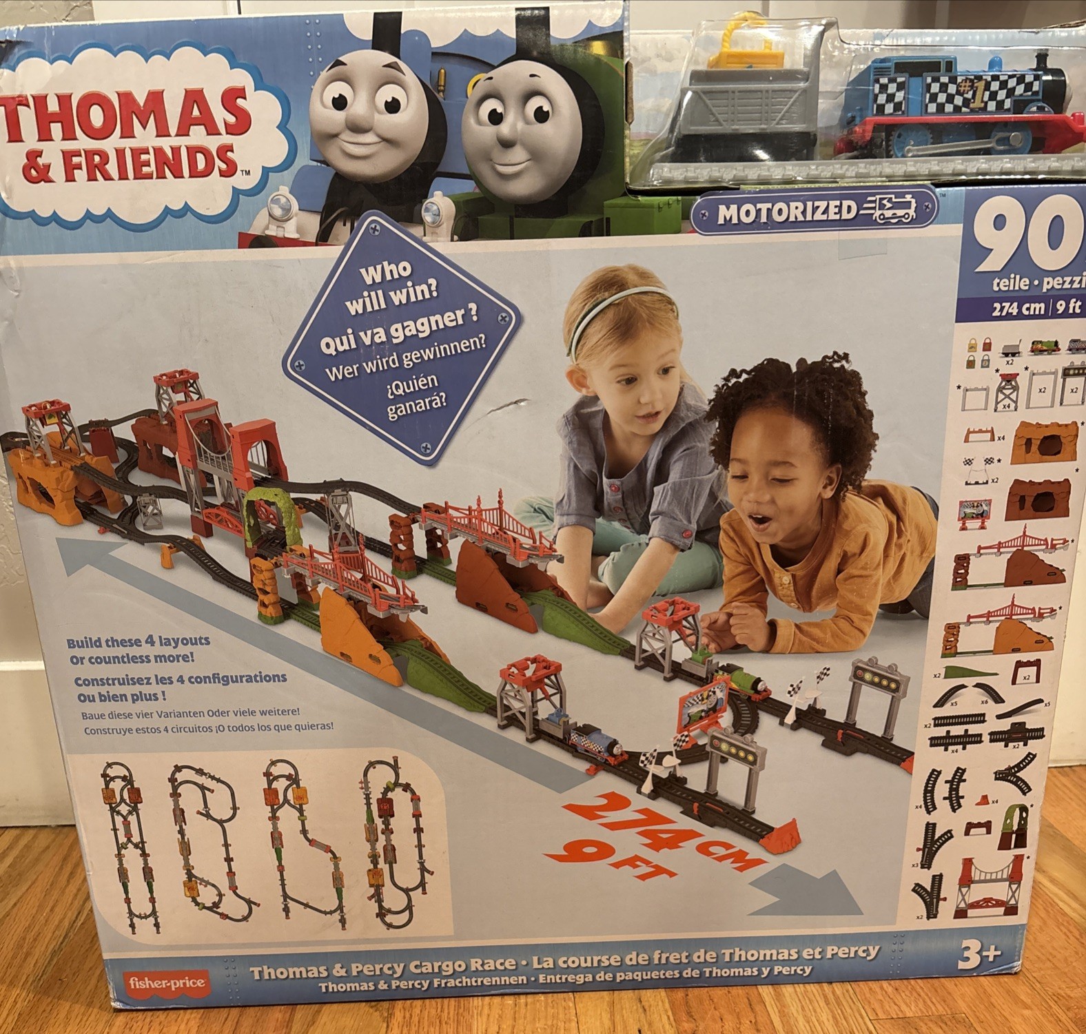 Thomas & Friends 2021 Motorized Train Set Percy Cargo Race -New In The Box-