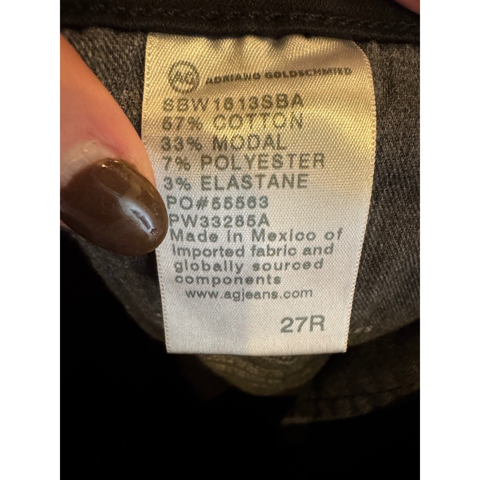 AG Adriano Goldschmied Pants Women 27 Black Caden Tailored Trouser NWT Preppy thumbnail 12