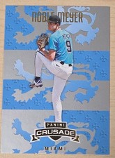 2025 Panini Crusade GOLD FOIL #109 Noble Meyer Miami Marlins Prospect