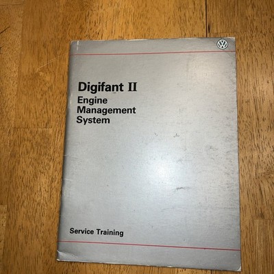 Vw Digifant 2 Engine Management System Service Manual