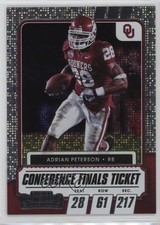 2021 Contenders Draft Picks Conference Finals Ticket 13/99 Adrian Peterson 0g7