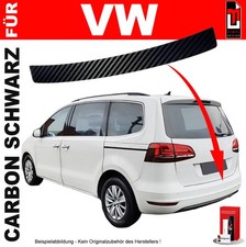 Lackschutzfolie Ladekantenschutz für VW Sharan (II) 7N ab 2010 Carbon Schwarz