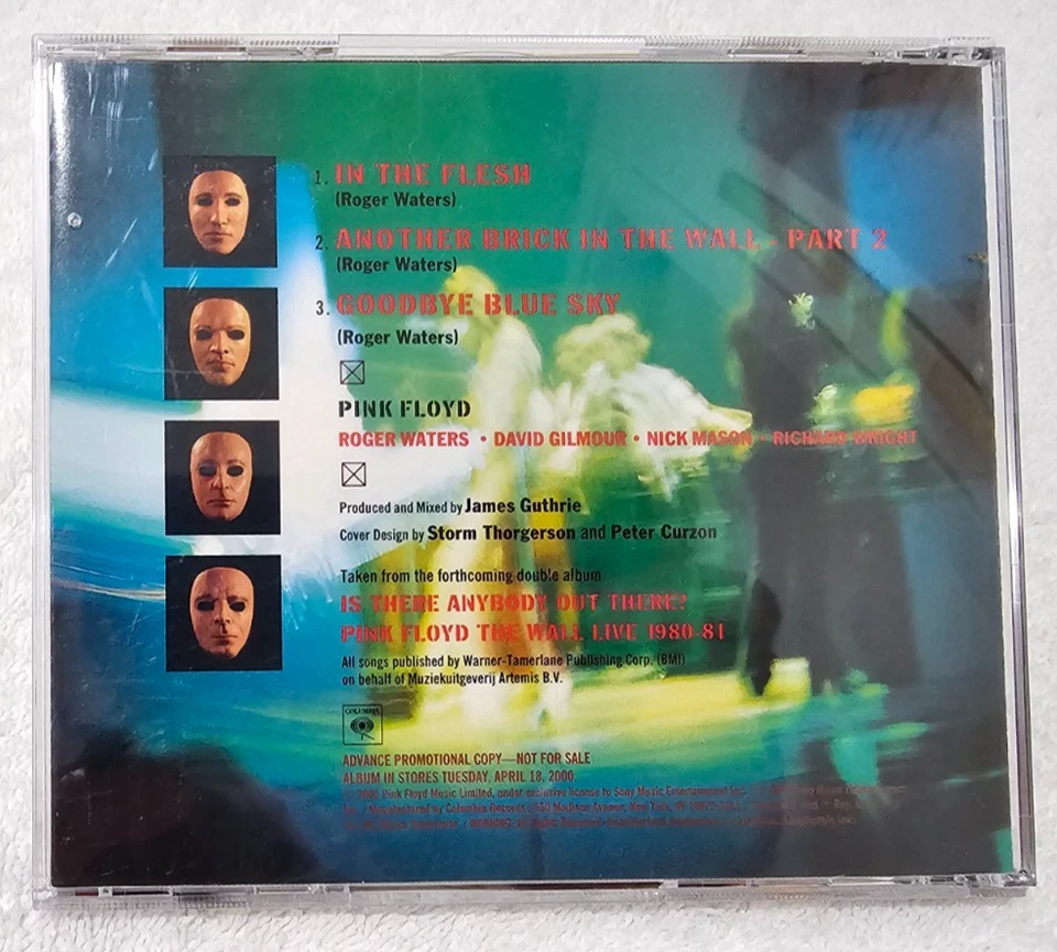 PINK FLOYD - Is There Anybody Out There? The Wall Live 1980-81 - 3 TRK PROMO CD - Image 2 of 4