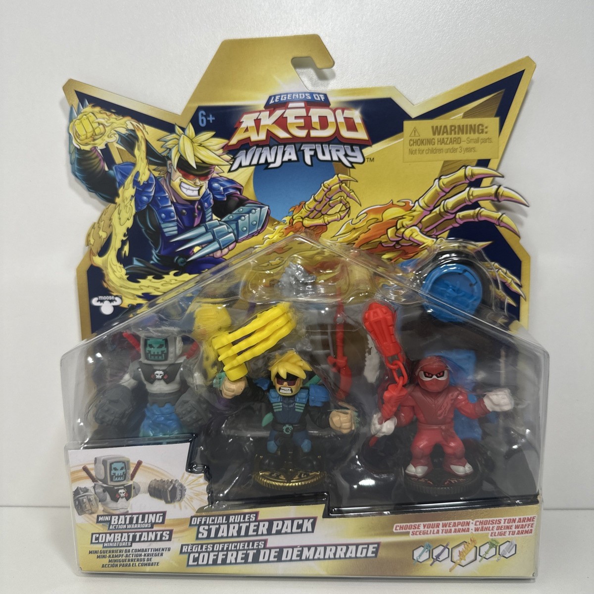 Legends of Akedo Ninja Fury Starter Pack Waterwhip Shades NEW