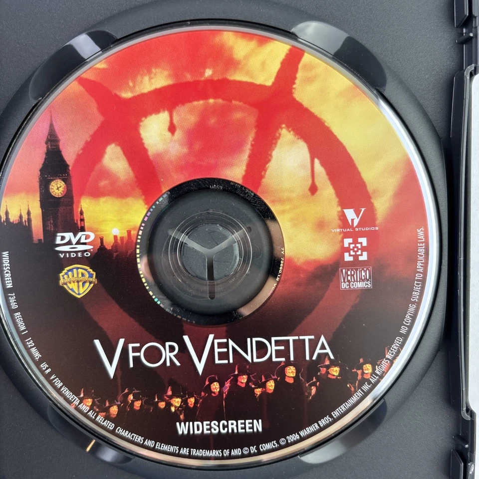 V for Vendetta (DVD, 2005) - Image 4 of 4