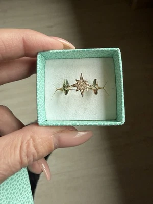 Pierre Lang Gelbgold Ring Gr. 7 Stern mit klarem Zirkonia - Bild 1 von 4