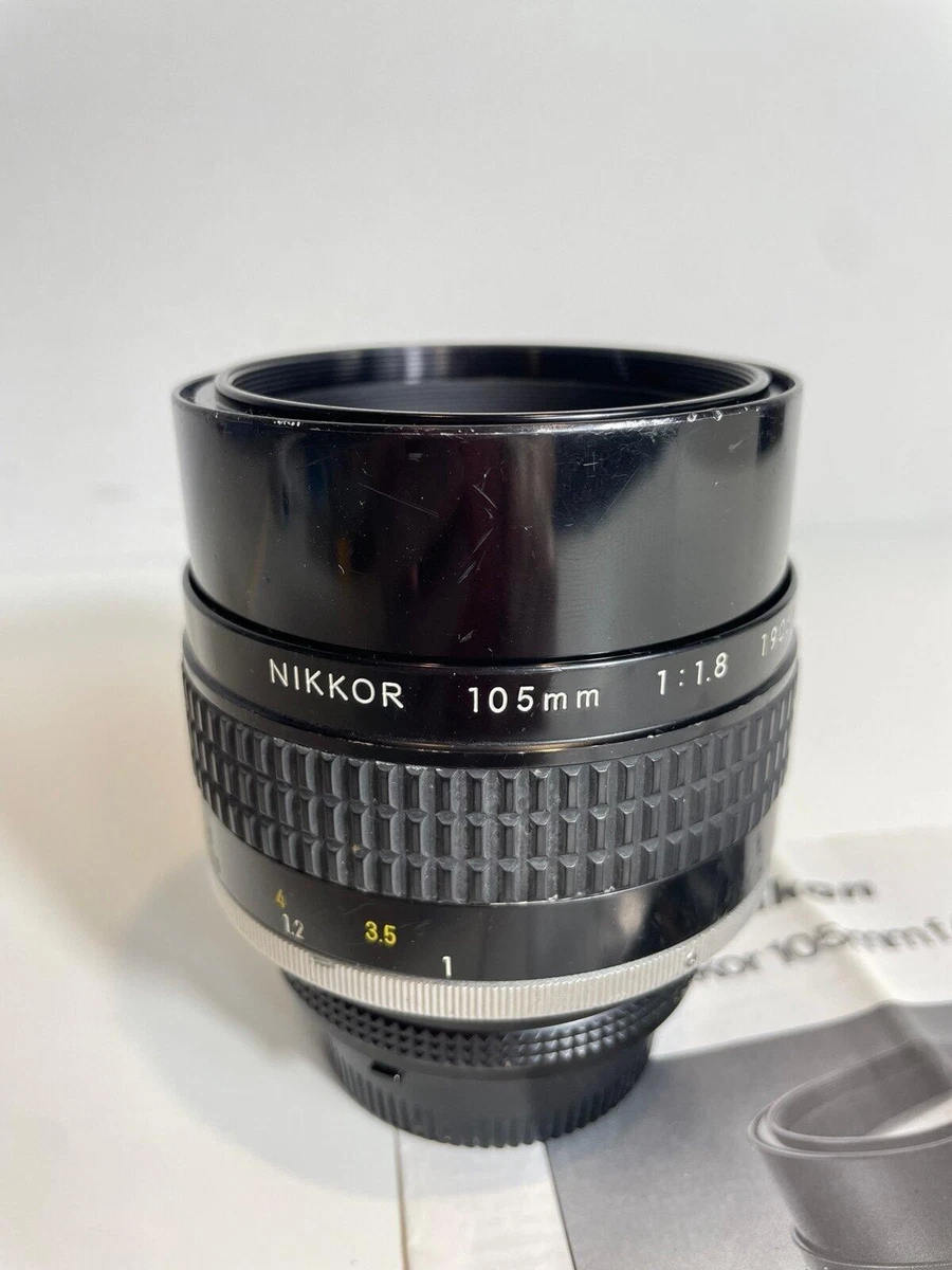Nikon f/1.8 Camera Lenses 105mm Focal for sale | eBay