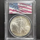 1993 Amer Silver Eagle PCGS Gem Uncirculated 9-11-01 WTC Ground Zero Recovery