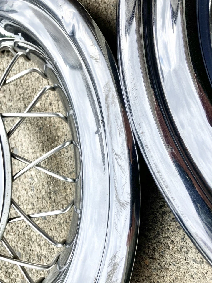 1956 Chevy Bel Air Wire Wheel Cover Accessory SET 4 - Image 4 of 4