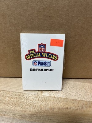 1989 Pro Set Football Final Update-SEALED- Sterling Sharpe RC Hershel Walker