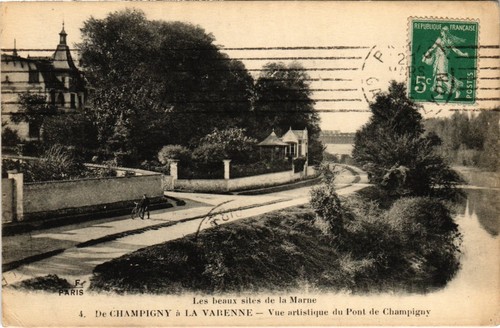 94 CHAMPIGNY SUR MARNE. Le Monument de la défense 1870-71 en 1915