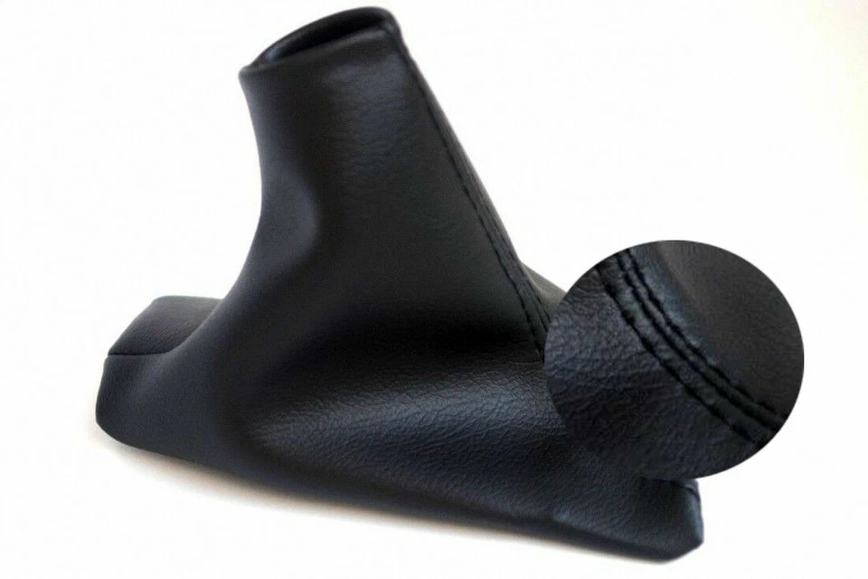 Cubierta de bota de freno E de cuero sintético de PVC para Volvo S60 2005-2008 cubierta negra Foto 4 de 4