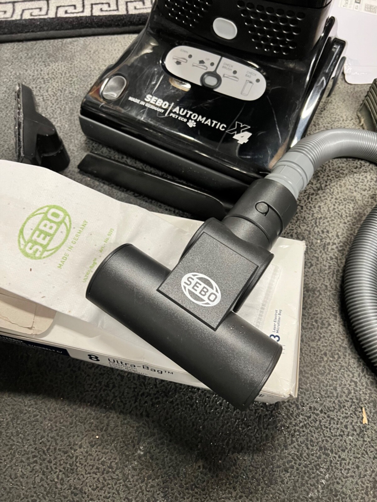 SEBO X4 Pet Automatic Vacuum Cleaner Black / Silver eBay