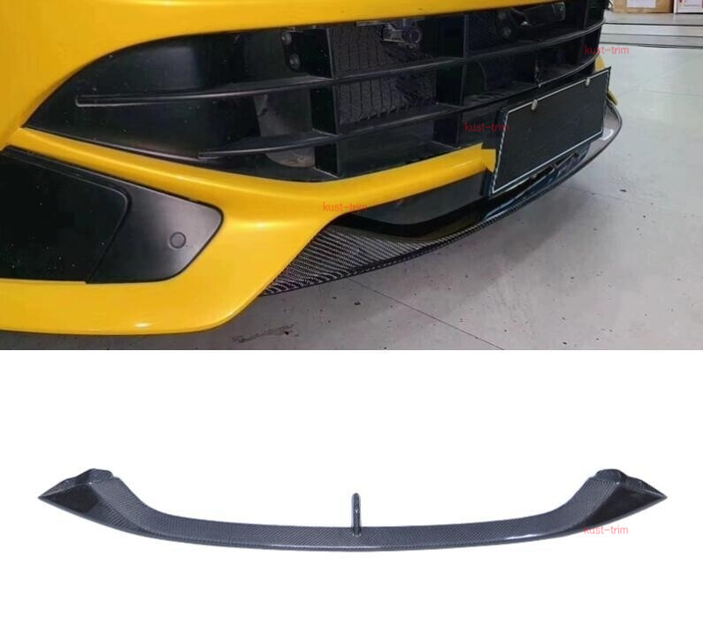 FIT@For 13-15 Ferrari F12 Carbon Fiber Front bumper lip spoiler splitter kit