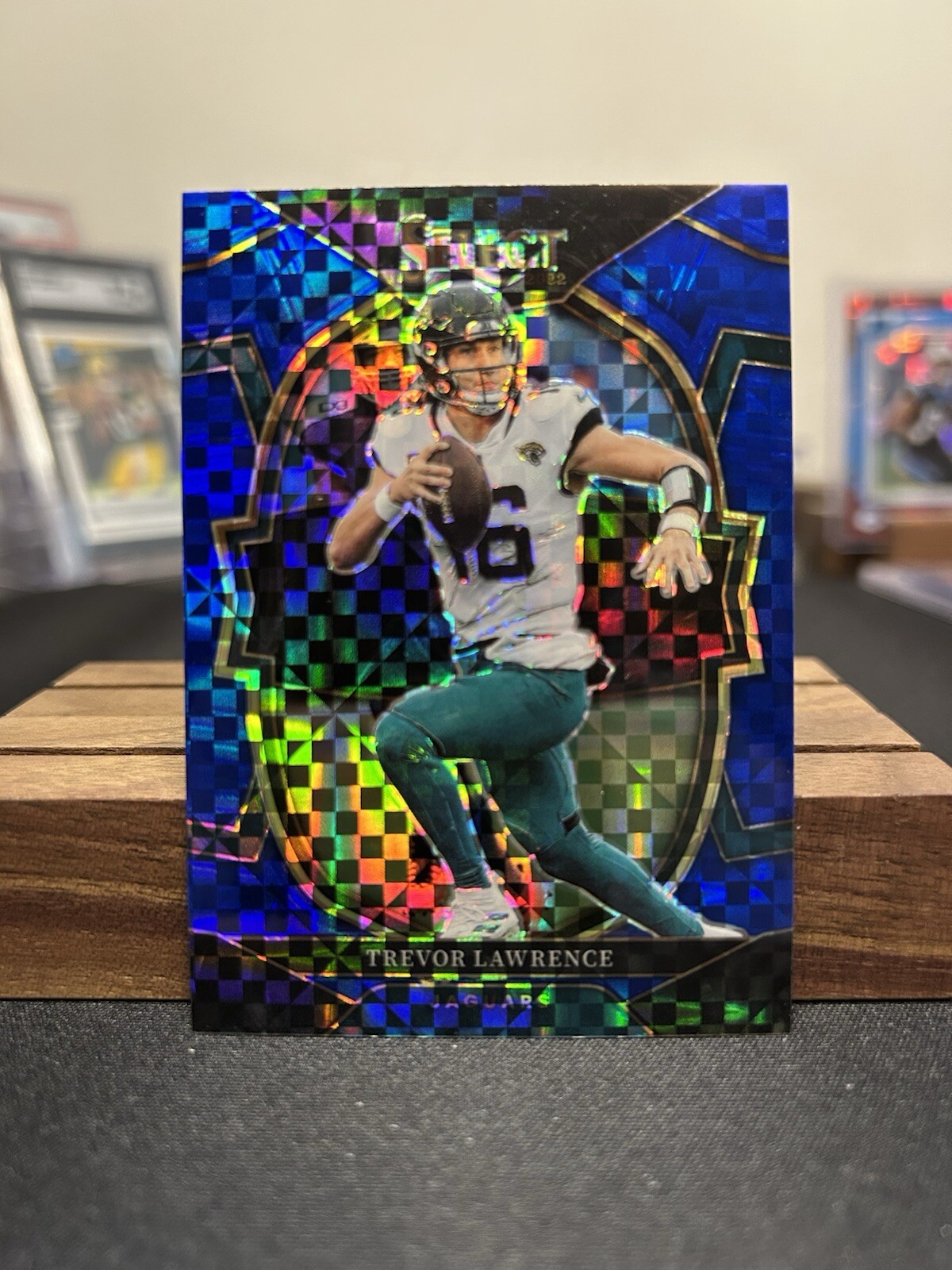 2022 Panini Select - Concourse Blue Prizm #41 Trevor Lawrence /199