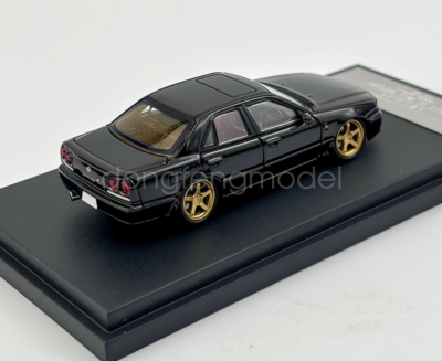 Mortal 1:64 Scale Black Skyline ER34 Sports Model Diecast Metal