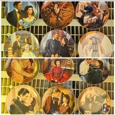Lot of (12) Gone With The Wind Critic's Choice Paul Jennis Limited Edition Plate