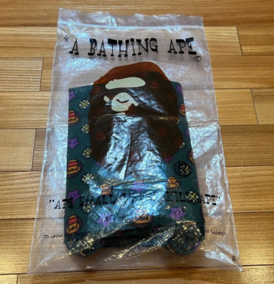 2005-2006 A Bathing Ape Baby Milo BAPE KAWS Star Green Canvas Tote
