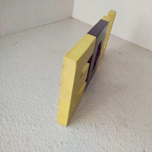 Hand Painted ECU East Carolina University Pirates Wooden Block Shelf Sign FLAW