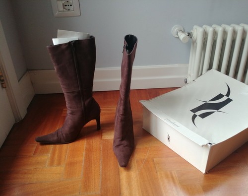 Stivali con tacco a punta PrimaDonna vero cuoio 37 Made in Italy | eBay