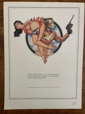 Rocketeer Graphic Novel Signature Page Rocketeer & Betty