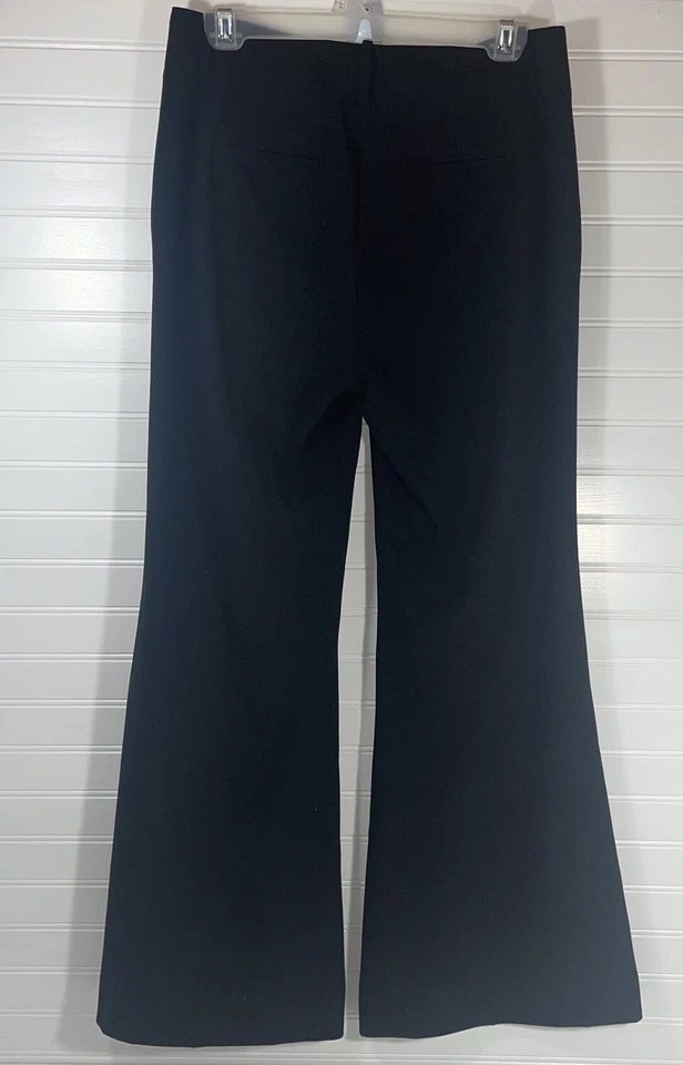 Jennifer Lopez Pants Women 6 Short Wide Leg Black 30x29 RN#73277 Hook Eye Zipper - Image 2 of 4