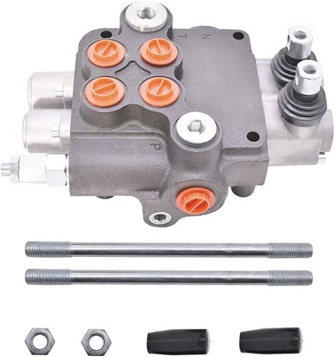 Langlebiges Gusseisen 2 Spulen Wegeventil für Traktoren & Splitter - Bild 4 von 9