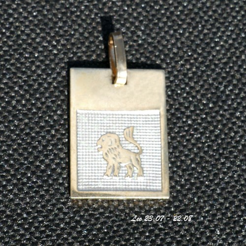 12 Horóscopo Astrología Carta del Zodiaco Signo de Nacimiento Plata, Colgante Enchapado en Oro Regalo - Imagen 17 de 24