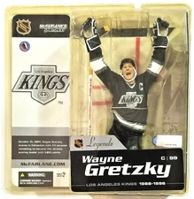 McFarlane WAYNE GRETZKY LA Kings NHL 2004 Legends Series 1 Black Uniform WG7260