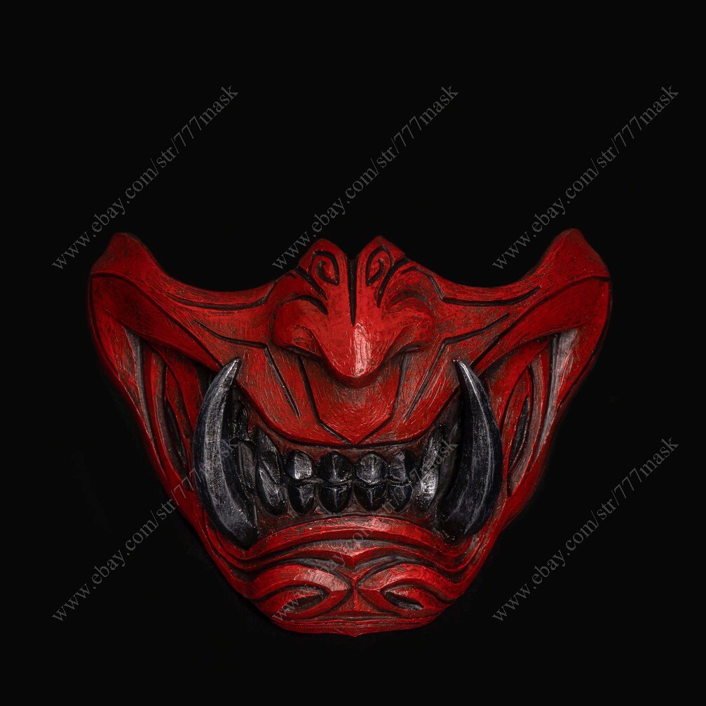 Samurai Oni Airsoft Mask Paintball Motorcycle Halloween