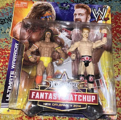 New 2016 WWE Mattel Ultimate Warrior Sheamus Wrestlemania 30 Wrestling Figures