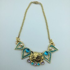 Disney Store Princess Jasmine Girls Necklace Costume Jewelry Raja Tiger